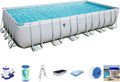 Power Steel 24ft. Rectangular Pool Set