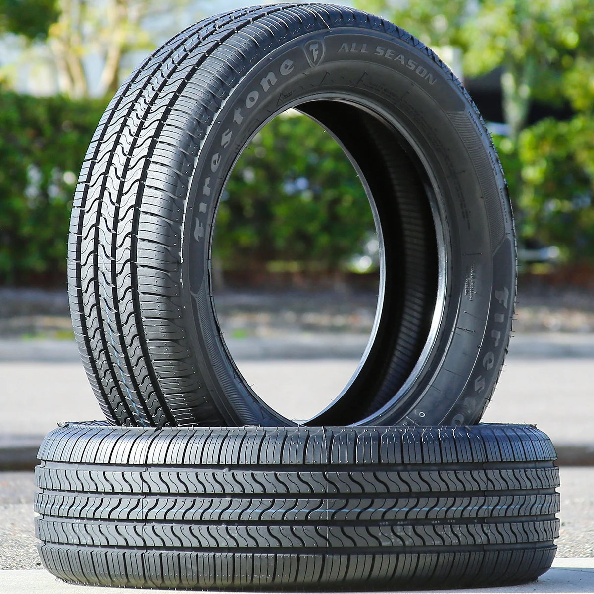 Set of 4 (FOUR) Firestone All Season 235/55R17 99T All Season Tires Fits: 2014-17 Ford Escape SE, 2018-19 Ford Escape SEL