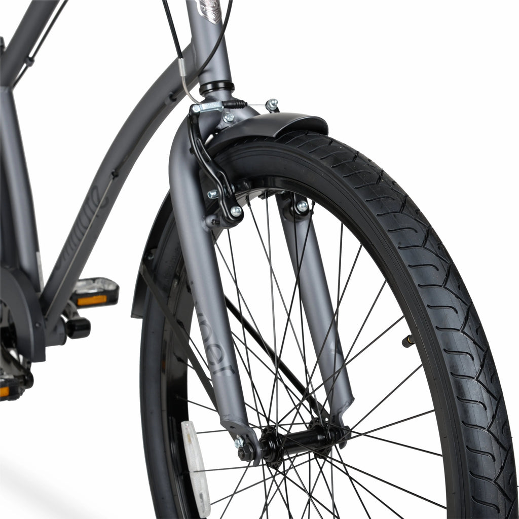 Hyper Bicycle Men's Cruiser 26" Commuter Bike, Gray