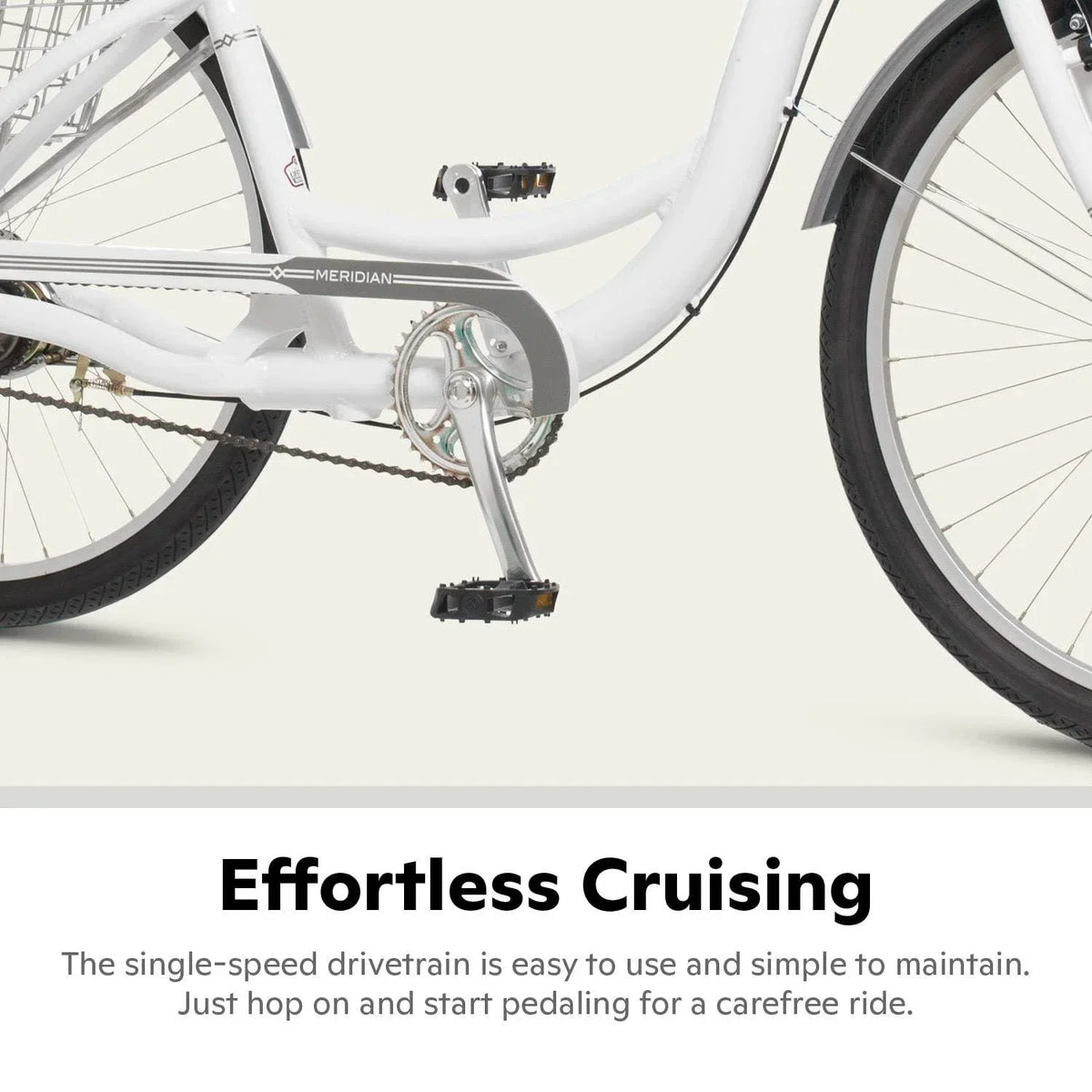 Schwinn Meridian Adult Tricycle Bike Three Wheel Beach Cruiser