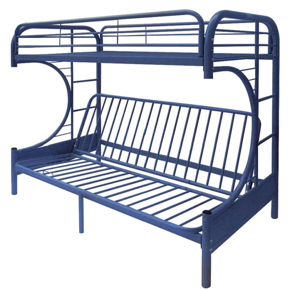 Acme Furniture Eclipse Twin over Full Futon Bunk Bed, Black