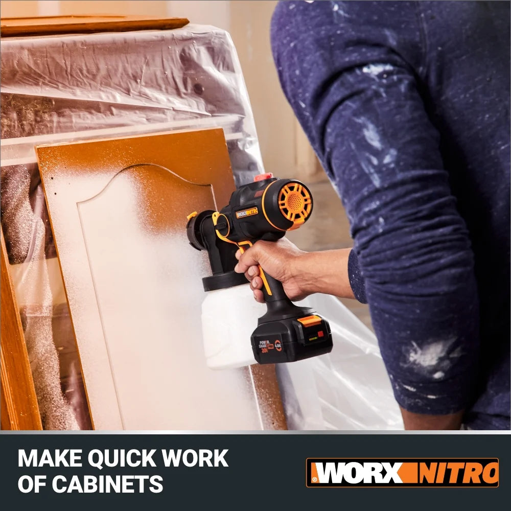 Worx Nitro WX020L.9 20V Cordless Paint Sprayer with Brushless Motor - Tool Only