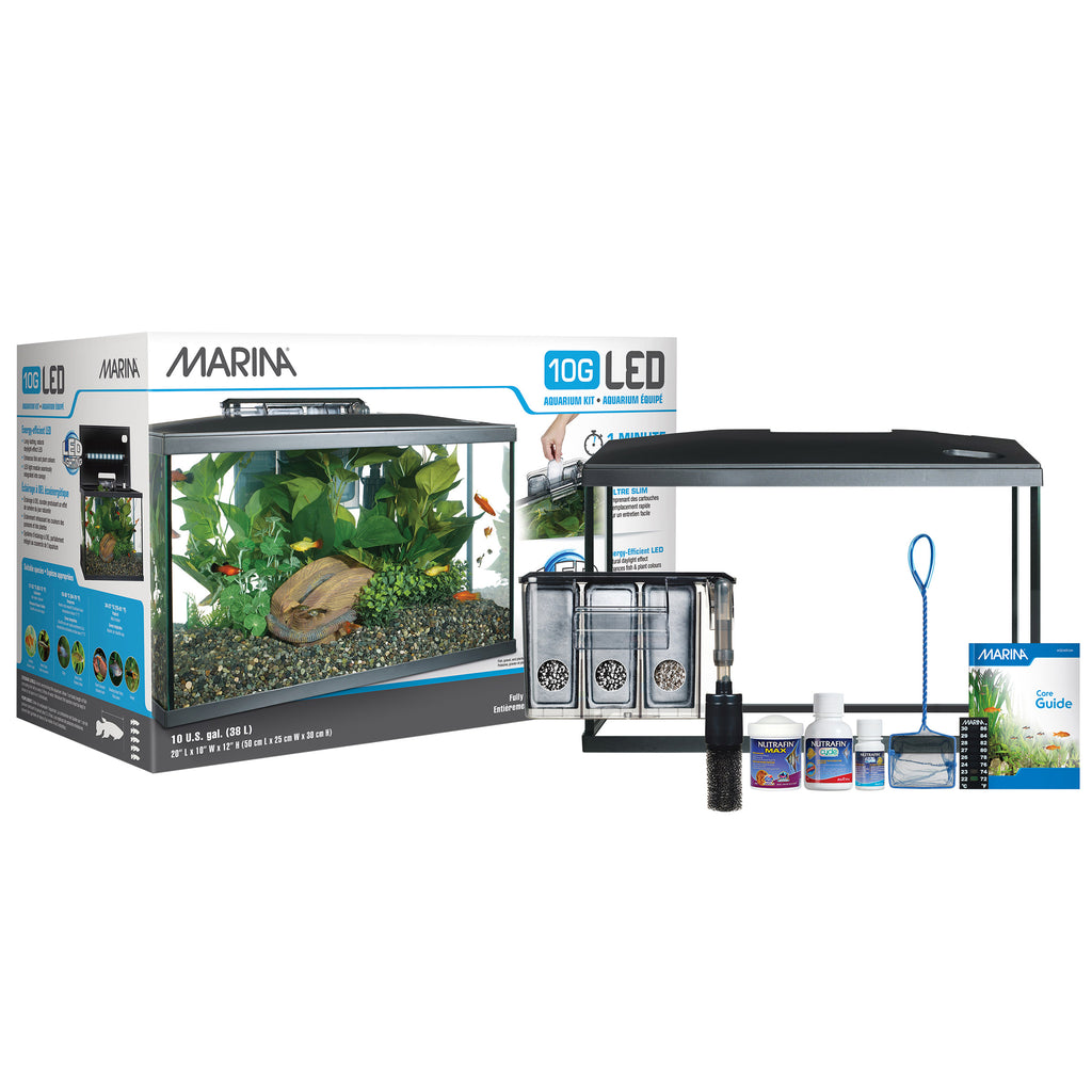 Marina 10 Gallon LED Aquarium Kit