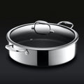 Hybrid Deep Saut Pan/Chicken Fryer with Lid, 7-Qt