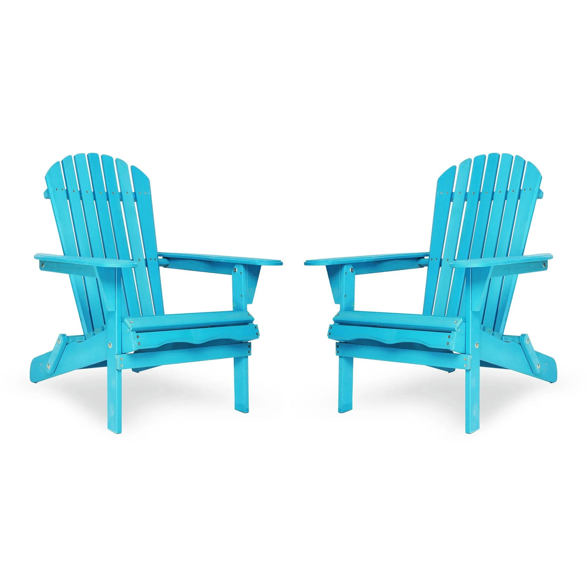uhomepro Outdoor Adirondack Chairs Set of 2, Folding Fire Pit Chair, Weather Resistant Patio Lawn Chair for Outside Deck Garden Backyard Balcony, Gray