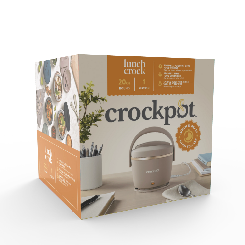 Crockpot 20-oz. Lunch Crock Food Warmer, Sphinx Pink (6.6 L x 6.6 W x 6.4 H)