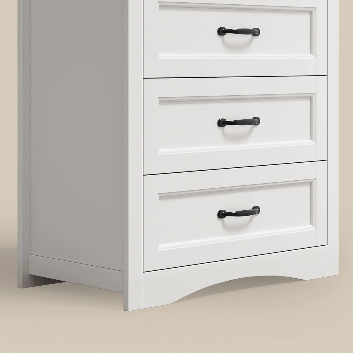 Dresser for Bedroom, Lofka 6-Drawer Wood Dresser with Anti-Tip Safety for Closet| Living Room