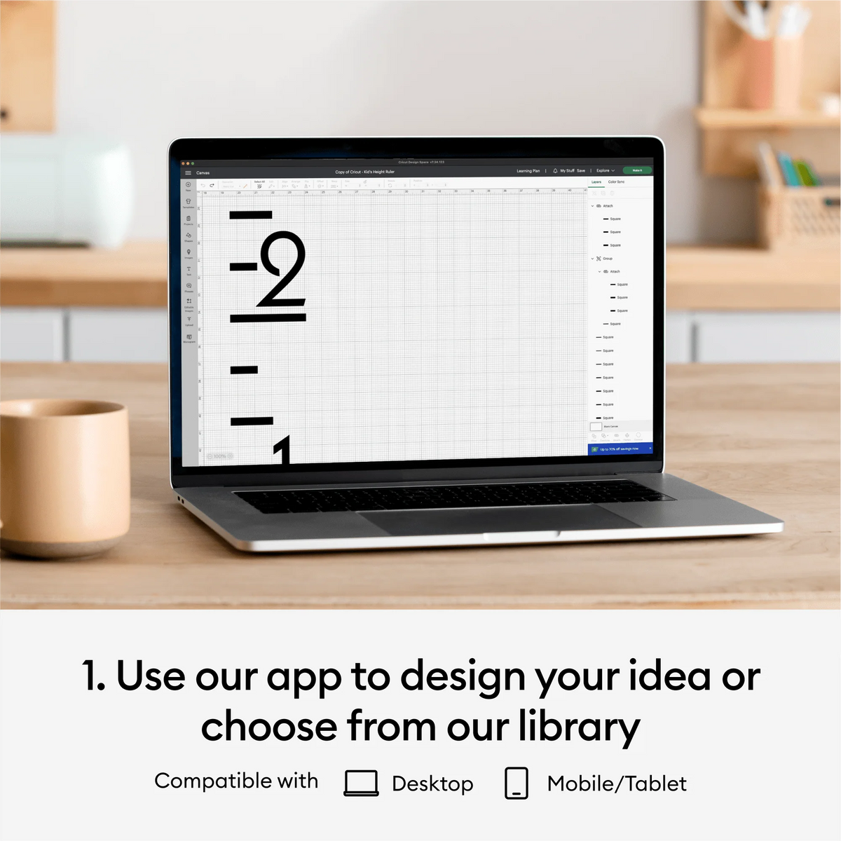 Cricut Explore® 3 - Smart Cutting Machine with Easy Printables sensor