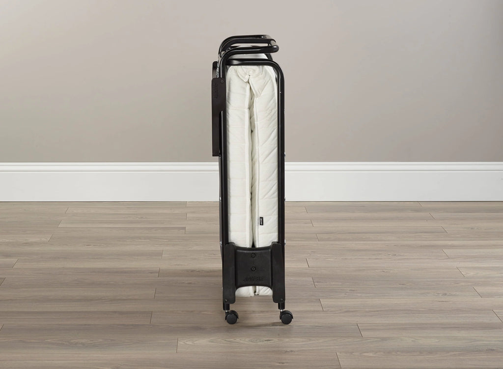 Jay-Be Inspire Folding Bed with Micro e-Pocket Spring Mattress and Headboard, Twin,