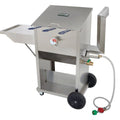 Bayou Classic Outdoor 9 gal. Bayou Fryer with Cart