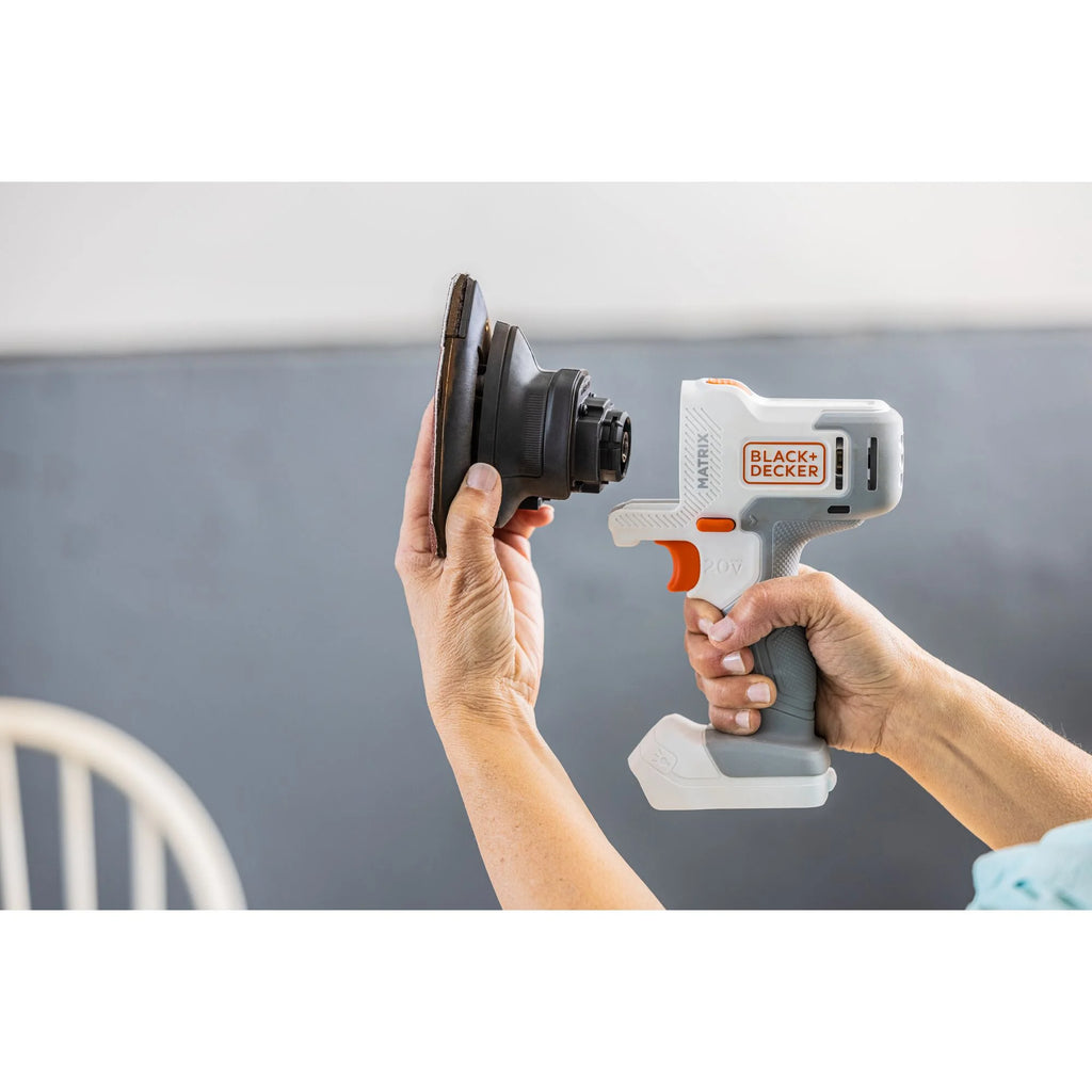 BLACK+DECKER 20V MAX* Matrix Cordless Combo Kit, 6-Tool, White And Orange, (BDCDMT1206KITWC)