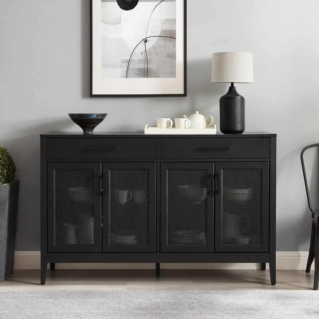 Crosley Furniture Milo Sideboard Black