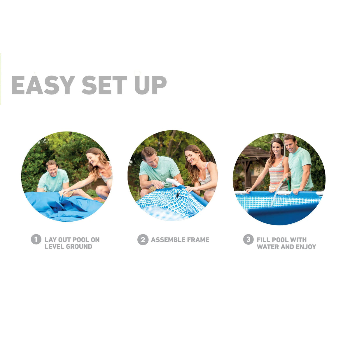 Intex 12'x30" Swimming Pool w/ Pump, Pool Ladder for 42 Wall, & 12 Cover