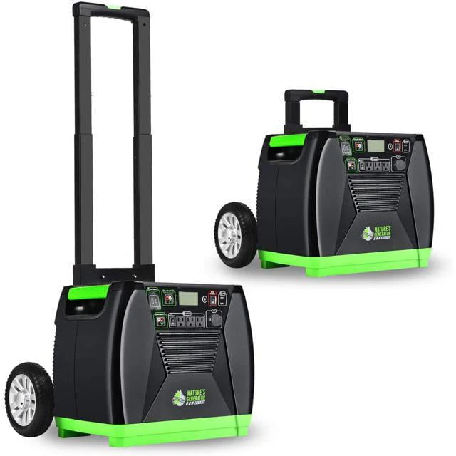 Nature's Generator Elite - Gold System:3600W Solar & Wind Powered Pure Sine Wave Off-Grid Nature's Generator Elite+2pcs 100W Solar Panel HKNGAUEL