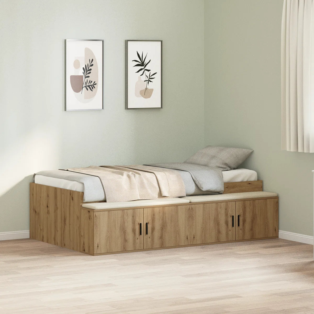 Vidaxl Storage Bed Frame