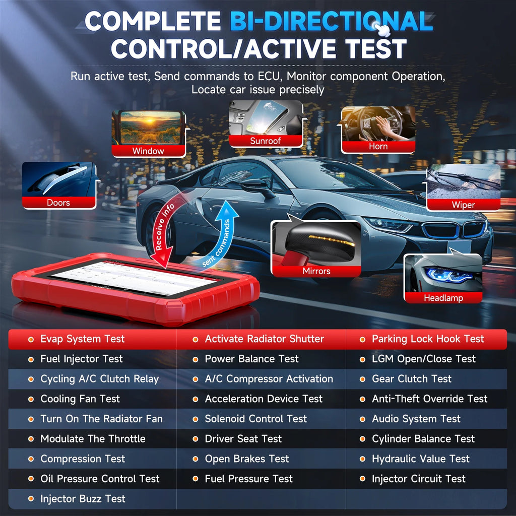 LAUNCH X-431 Pro Star Bidirectional Scan Tool, 37+ Resets, All System Diagnostic Scanner All in One OBD2 Scanner with CANFD, DOIP, FCA Autoauth Diagnosis Scan Tool 2 Year Update
