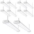 10 Pack Linkable LED Shop Light 4ft, 5000K Daylight, LED Shop Light for Garage