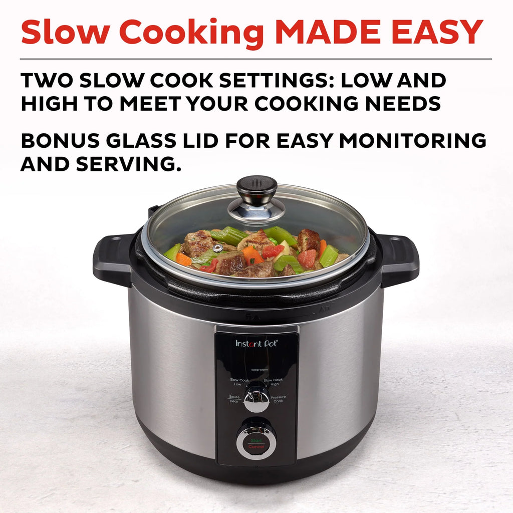 Instant Pot 6QT Easy 3-in-1 Slow Cooker, Pressure Cooker, and Saut Pot