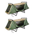 Kamp-Rite Original Portable Versatile Cot, Chair, & Tent, Green (2)