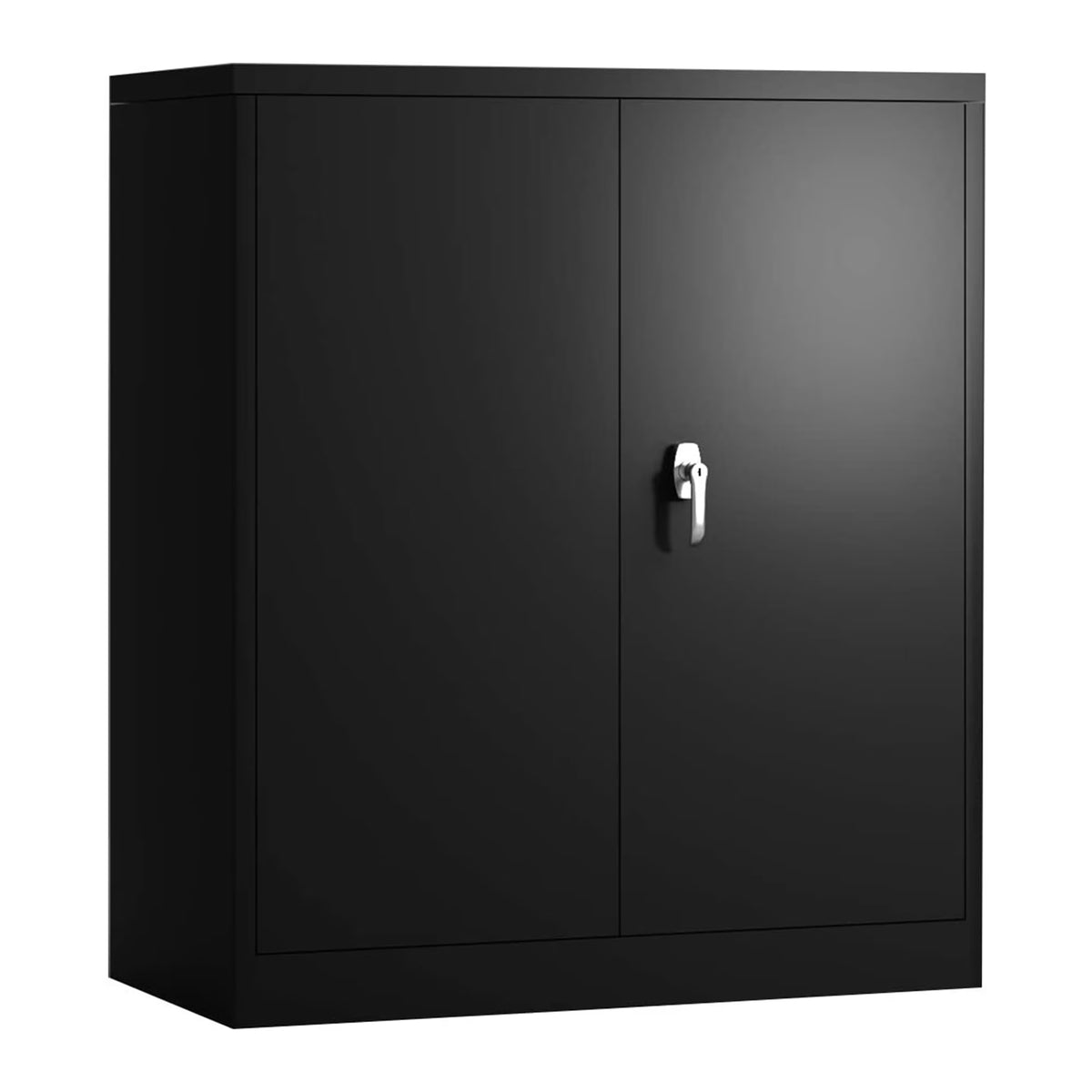 Aobabo 72 Inch Locking Storage Cabinet w/ Adjustable Shelves, Gray
