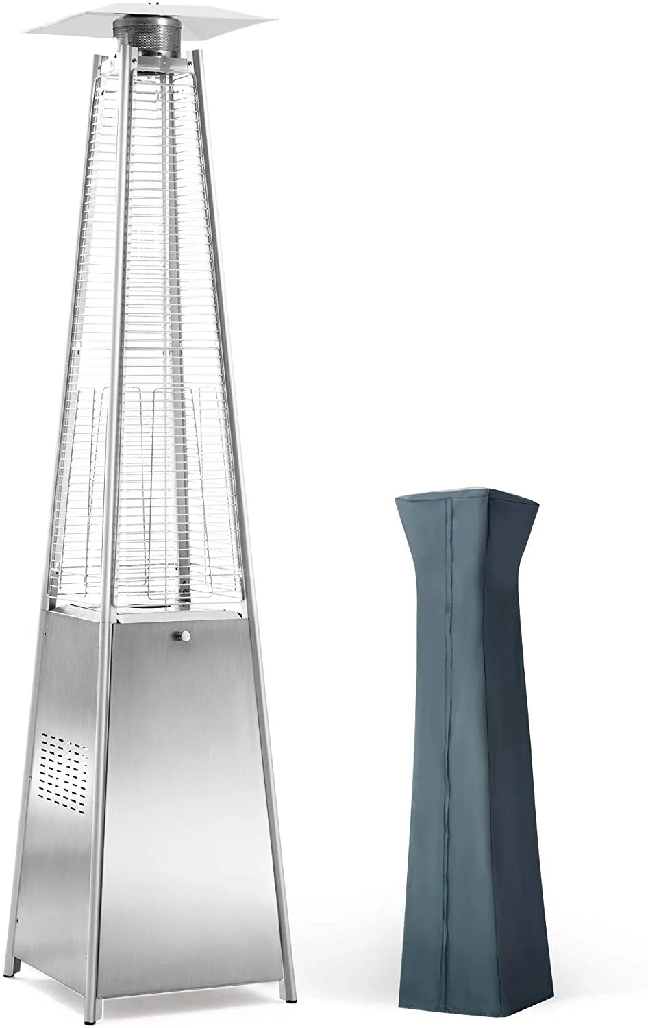 Pamapic 42000 BTU Stainless Steel Propane Patio Heater