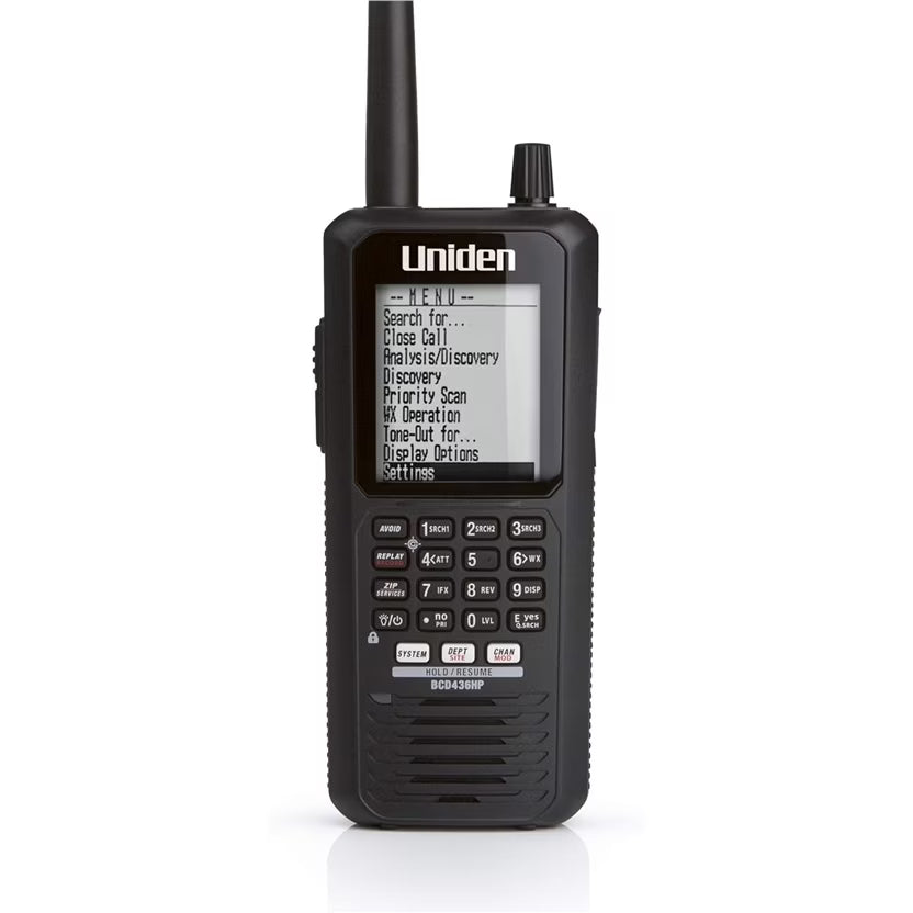 Uniden BCD436HP HomePatrol Series Digital Handheld Scanner, Black