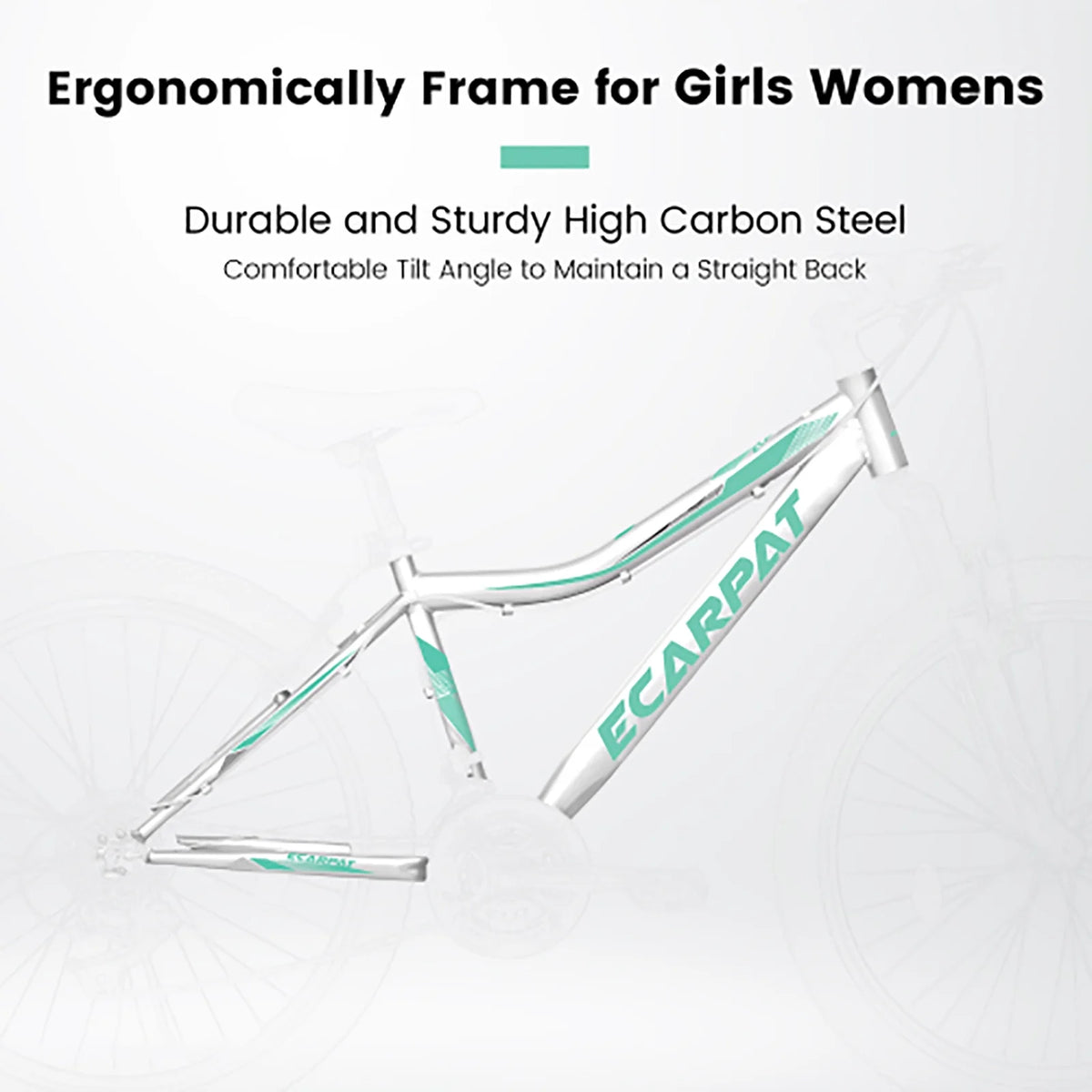 24 Inch Mountain Bike for Teenagers, High Carbon Steel Frame, Dual Full Suspension Mountain Bike, Mountain Tire, 21 Speed Mens Womens Outdoor Cycling, Birthday Gifts