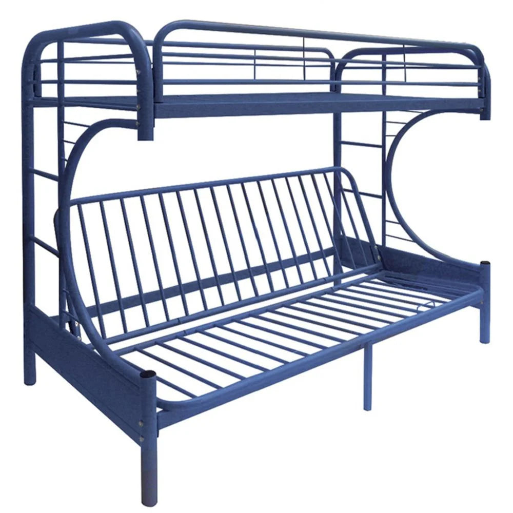 Acme Furniture Eclipse Twin over Full Futon Bunk Bed, Black