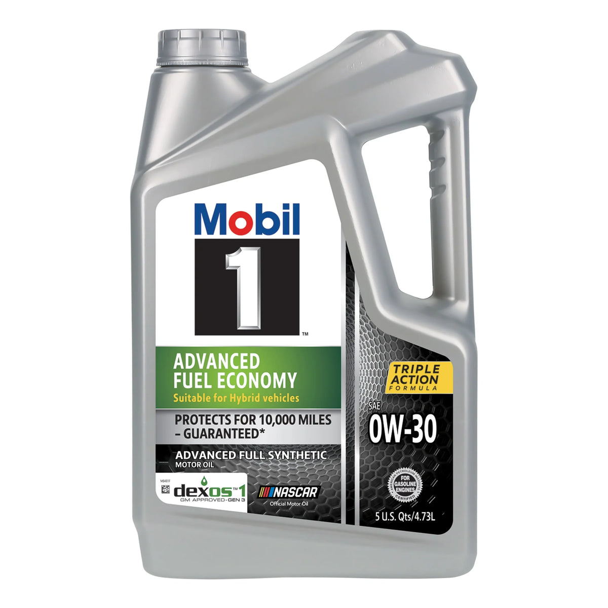 (3 pack) Mobil 1 Advanced Fuel Economy Full Synthetic Motor Oil 0W-30, 5 Quart (Pack of 3)