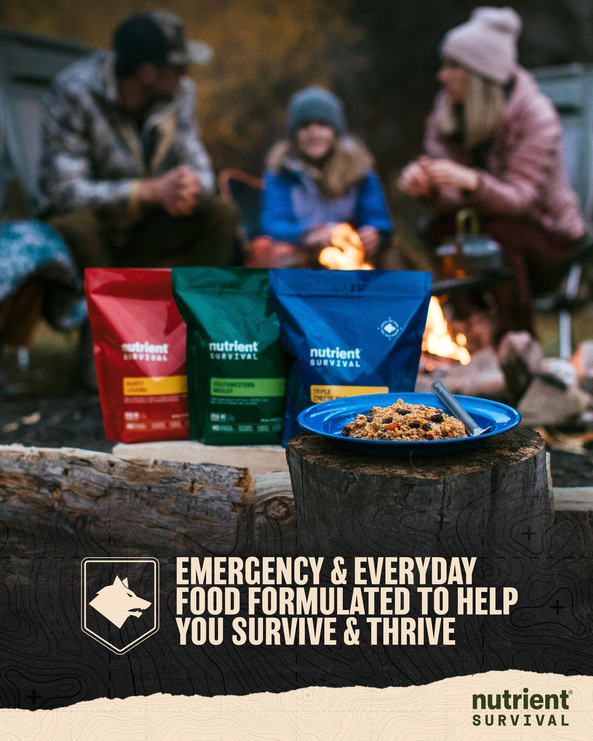 70 Egg Equivalent Nutrient Survival Vitamin Powdered Eggs Blend, Freeze Dried Prepper Supplies & Emergency Food Supply, 33 Essential Nutrients, Gluten Free, Shelf Stable Up to 25 Years