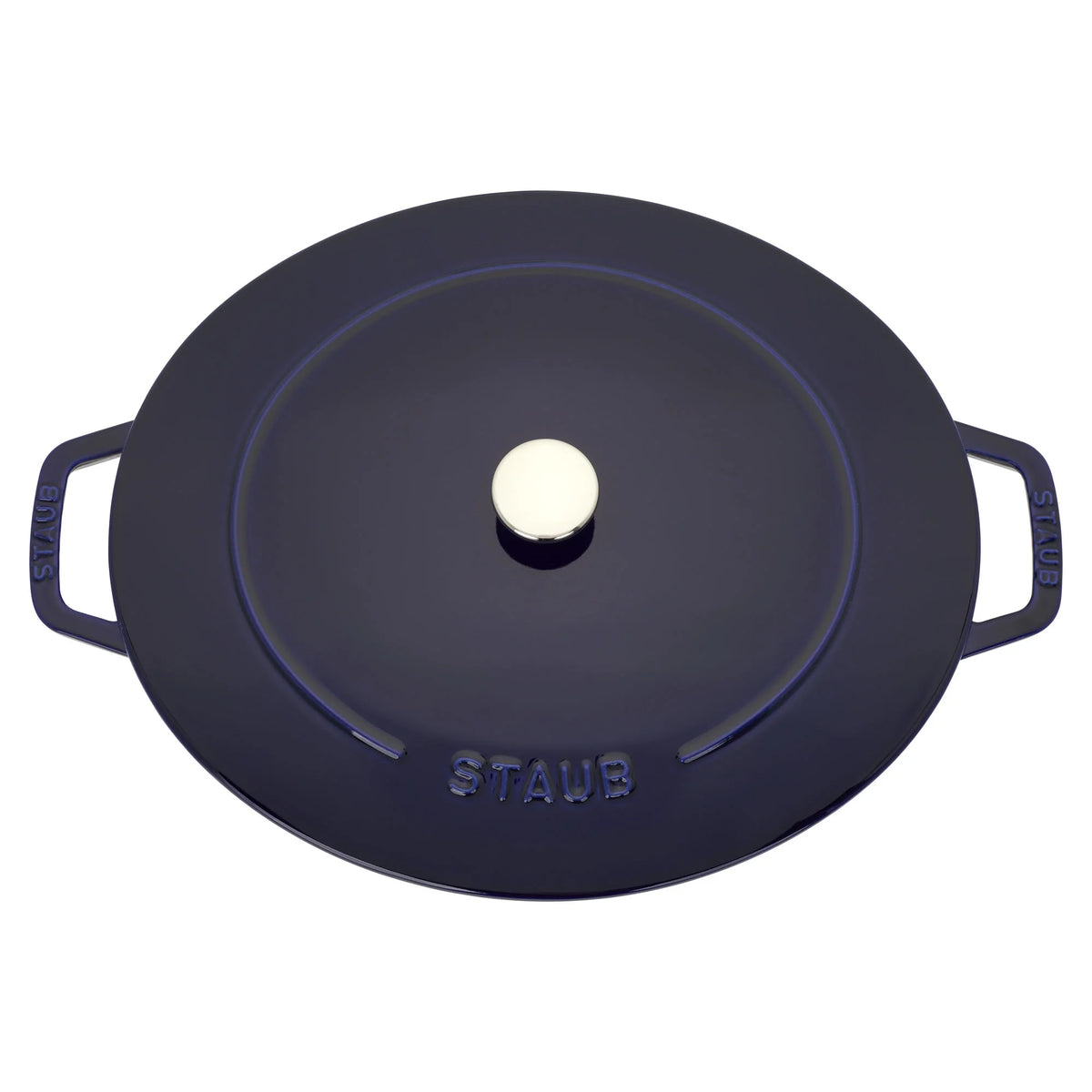 Staub Cast Iron 6.25-qt Shallow Oval Dutch Oven - Citron
