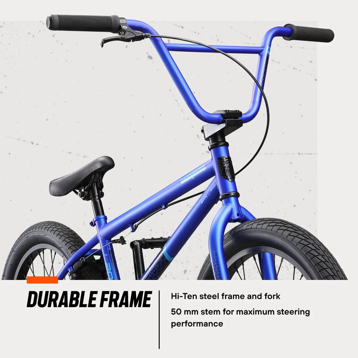 Mongoose Legion L20 Freestyle BMX Bike, 20- in Wheel, Ages 8 and up, Blue