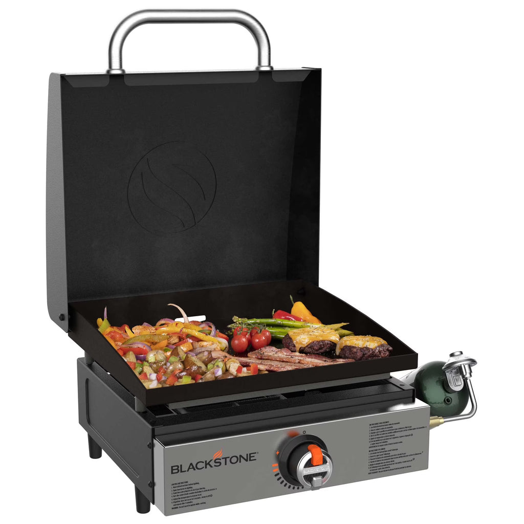 Blackstone 17 Original Tabletop Griddle with Stainless Steel Front Panel