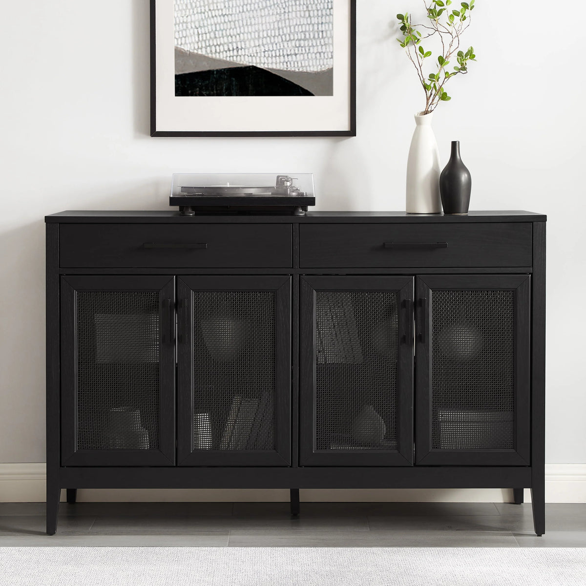 Crosley Furniture Milo Sideboard Black