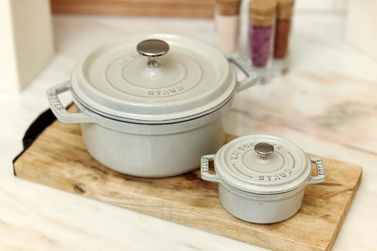 Staub Cast Iron 2.75-qt Round Cocotte - Basil