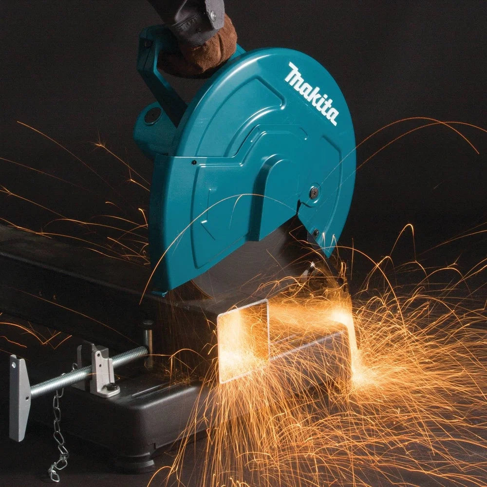 Makita LW1401 14" Cut-Off Saw, 15 Amp, 3800 RPM, Heavy-Duty Metal Cutting