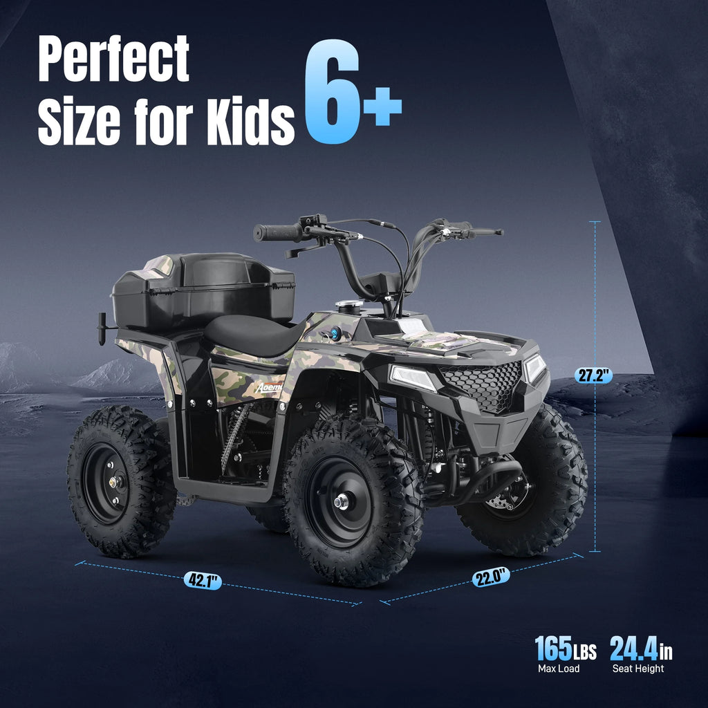 All-Terrain 25 Miles Ride on Toys,Arshin Powerful Kids Toy Vehicle,15.5 mph Variable Speeds,Parent Control,Suspension,Disc Brake,Suspension,Perfect Gift(Blue)