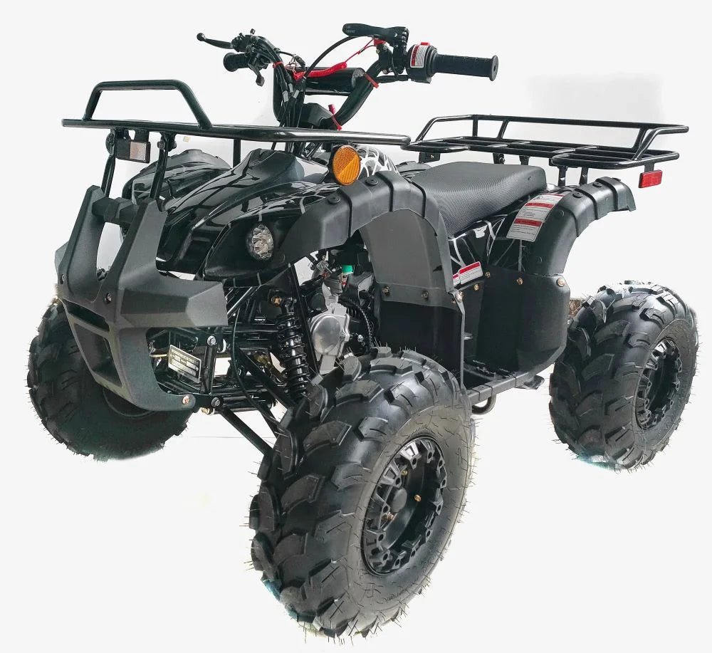 Supermach 125cc Gas ATV with Automatic Transmission and Reverse LED Headlights