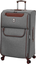 London Fog Westminster Grey 29" Expandable Spinner Upright Luggage