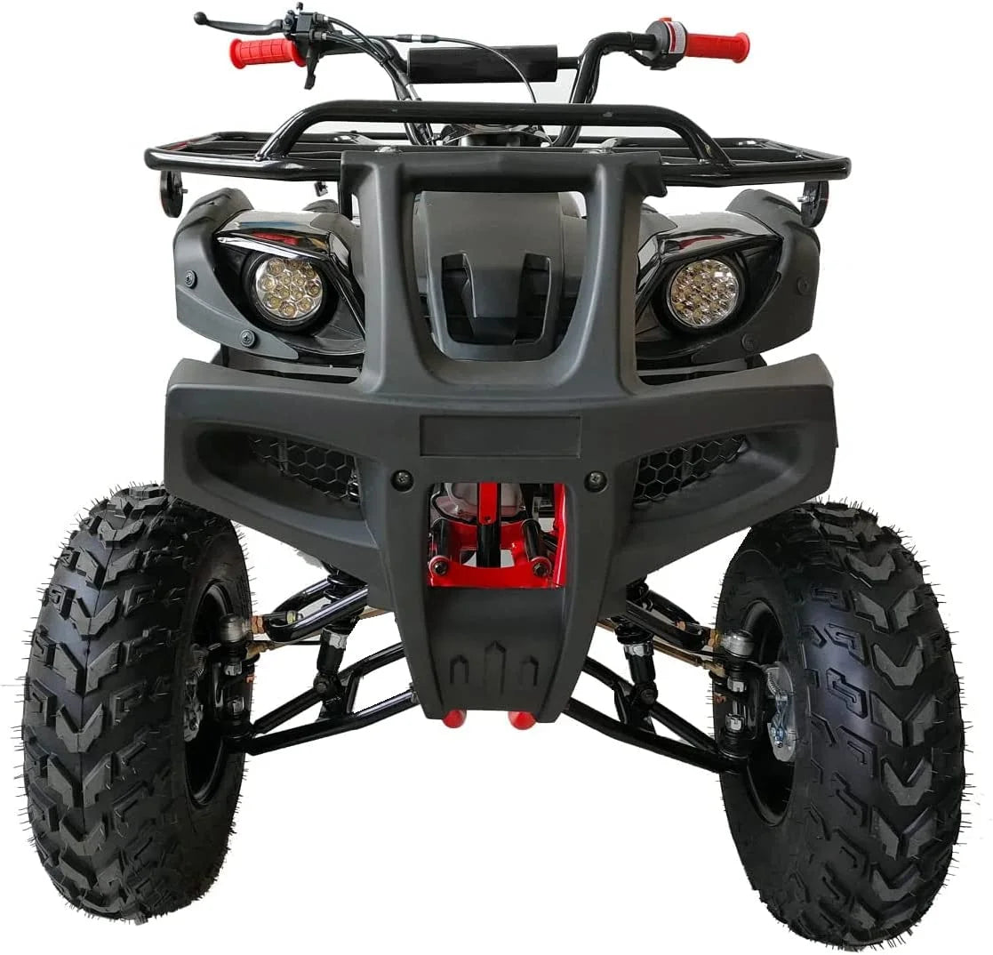 200 ATV Quad 4 Wheelers Utility ATV Full Size ATV Adult ATVs Big Youth ATVs | Black