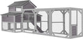 Aivituvin Chicken Coop Extra Large Chicken House Outdoor Poultry Cage for 8-10 Chickens