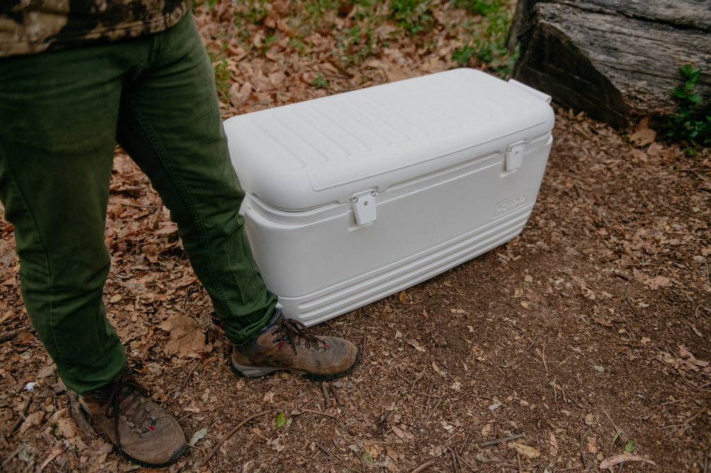 Igloo 120 qt. Quick & Cool Polar Ice Chest Cooler, White