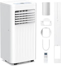 Portable Air Conditioners with cooling/dehumidification/fan/sleep mode,4-IN-1 Portable AC with 24H Timer & Remote Control & Window Kit,8000 BTU