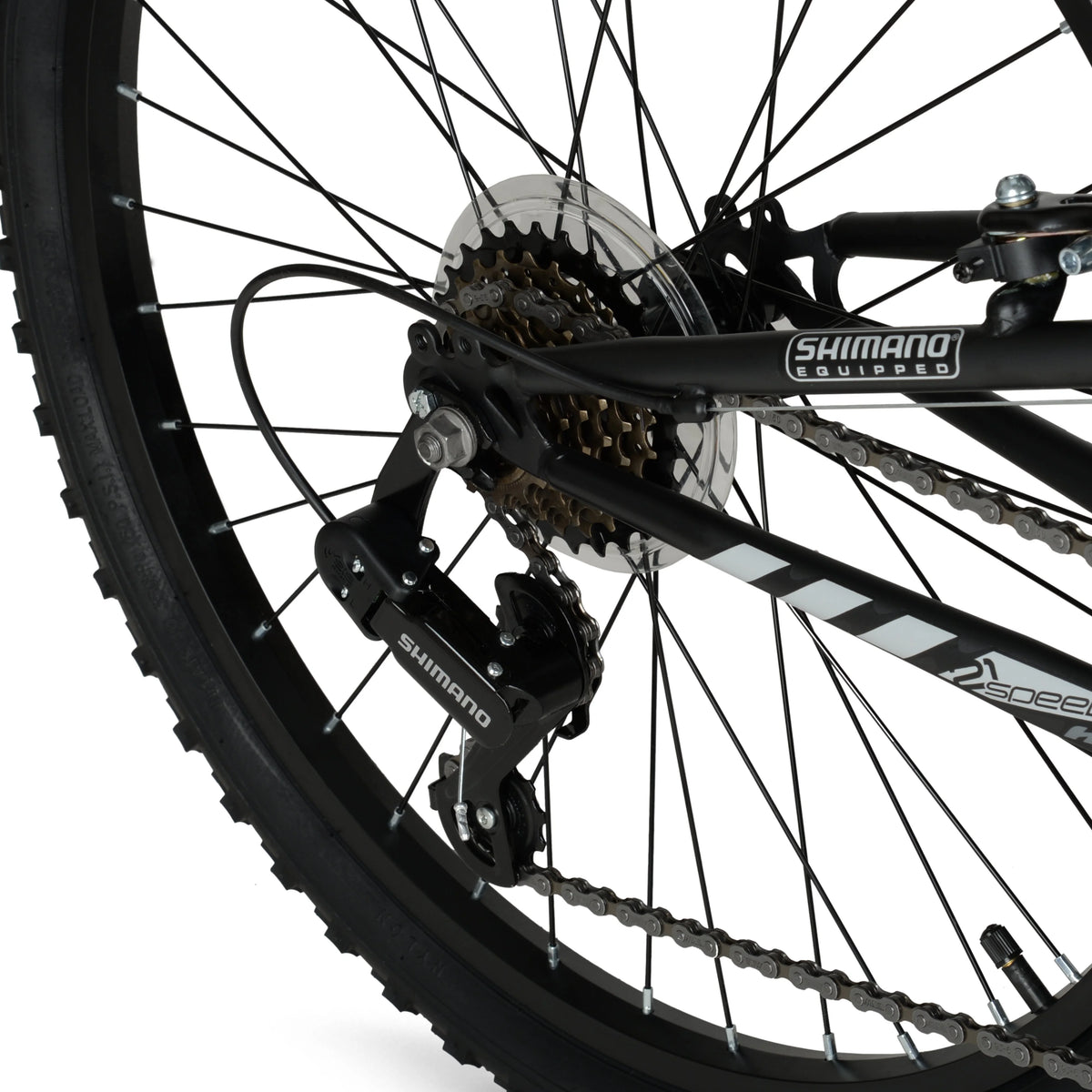 24" Hyper Bicycles Havoc Mountain Bike, Youth/Adult, Recommended Ages 10-14 Years Old, Black