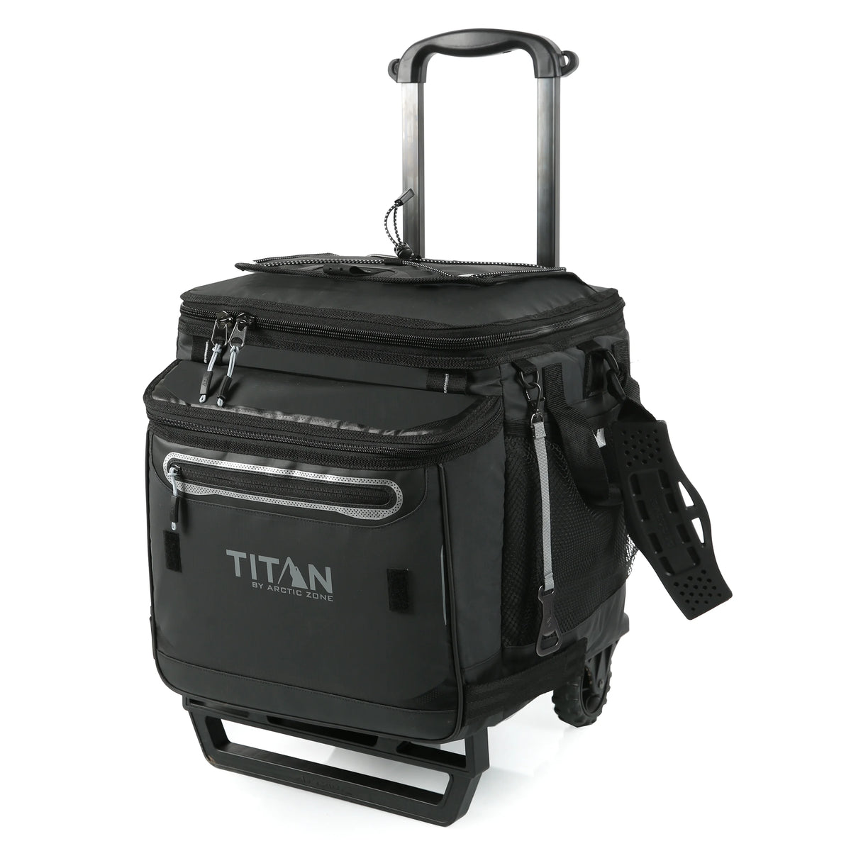 Titan by Arctic Zone 60 Can, 40 Quart Soft Cooler with Wheels, Basalt Gray