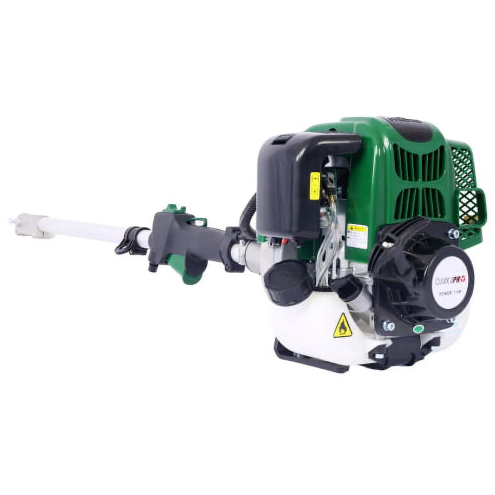 4 in 1 Multi-Functional Trimming Tool, 31CC 4-Cycle Garden Tool System with Gas Pole Saw, Hedge Trimmer, Grass Trimmer and Brush Cutter, EPA Compliant