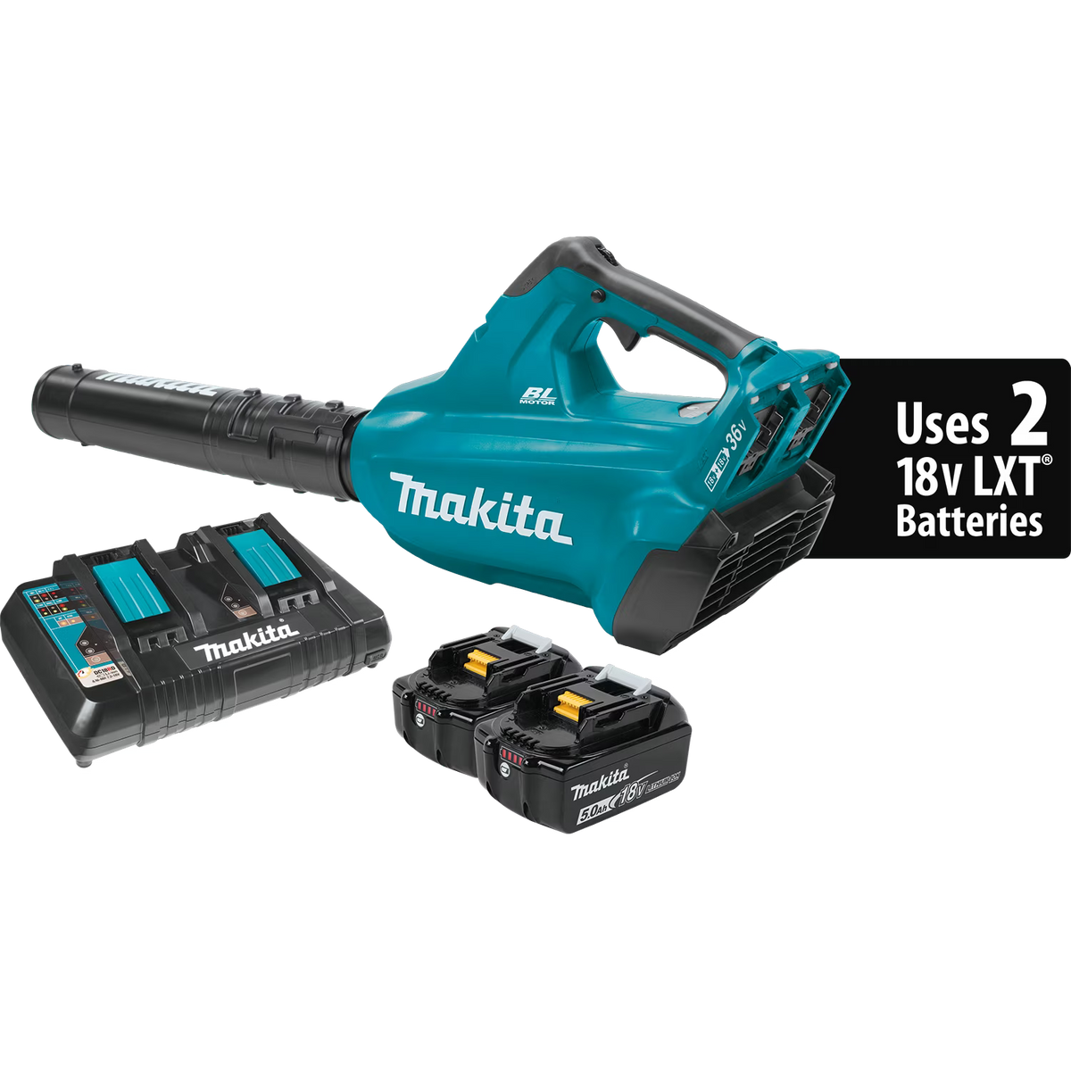 Makita XBU02PT 18V X2 (36V) Lxt? Lithium-Ion Brushless Cordless Blower Kit (5.0Ah)