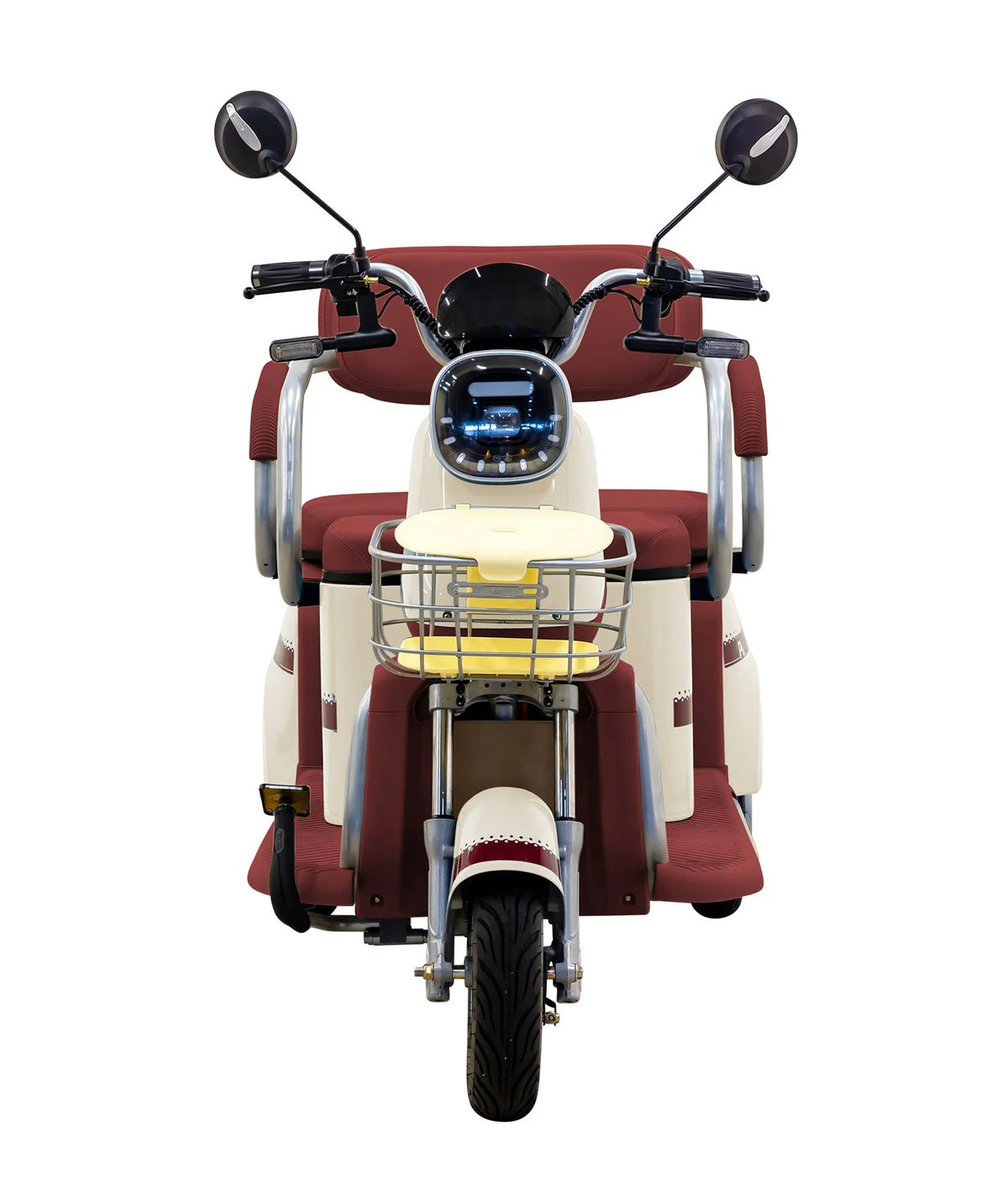 Massimo MGC E-Trike 3-Wheel Electric Cart 17 MPH, 2-Seater Adult Scooter Blue