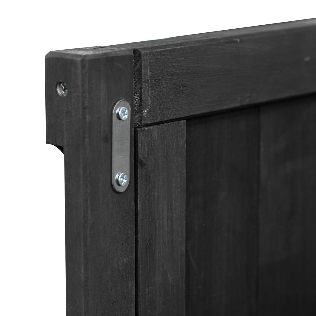 Outdoor Kitchen Island, Rolling Bar Cart & Storage Cabinet, Farmhouse Solid Wood Outdoor Grill Table with Stainless Steel Top, Spice Rack , Towel Rack for Kitchen & BBQ , Natural