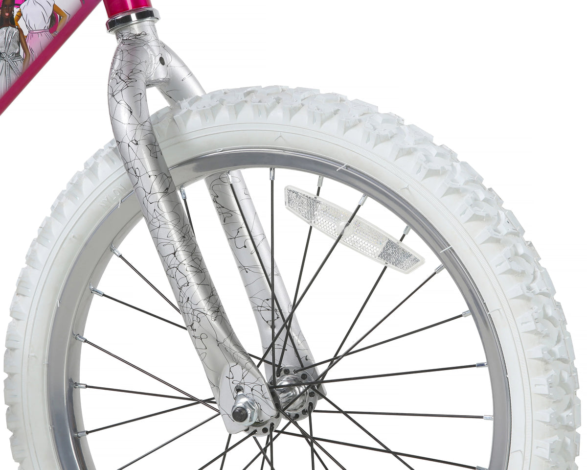 Dynacraft Barbie 18-Inch Girls BMX Bike For Age 6-9 Years